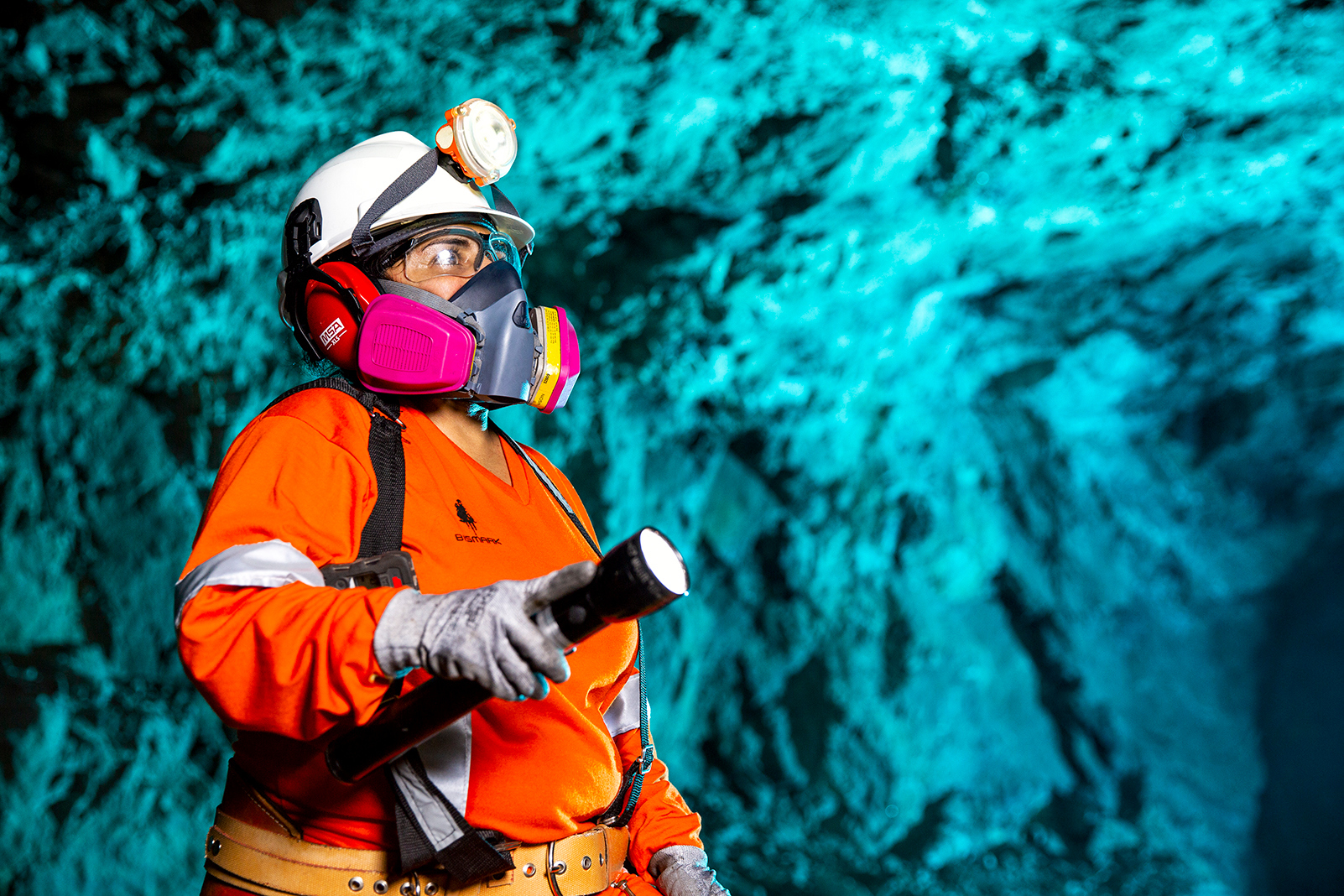 Inside the mine, Bismark unit