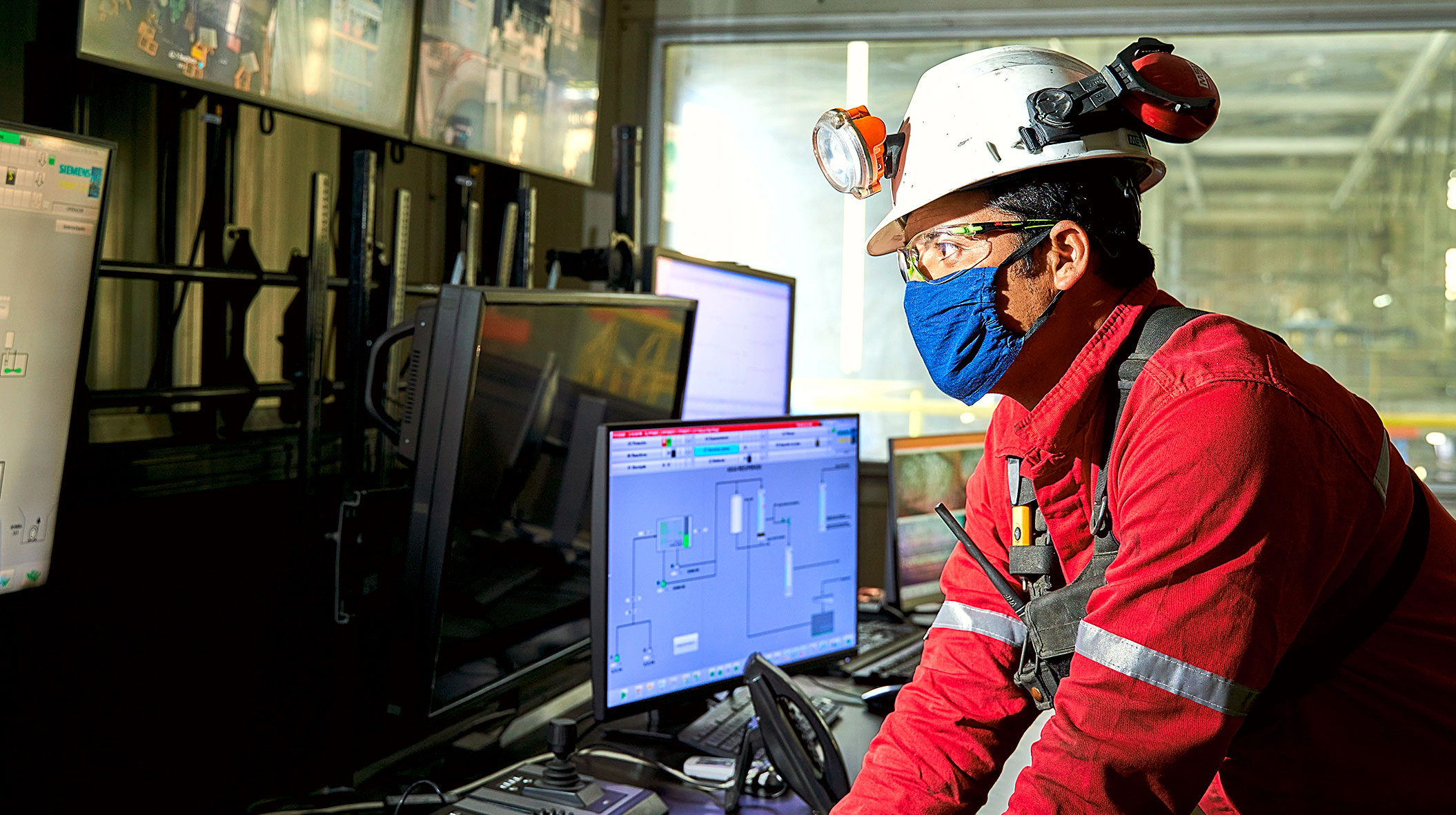 Control room, Tizapa plant