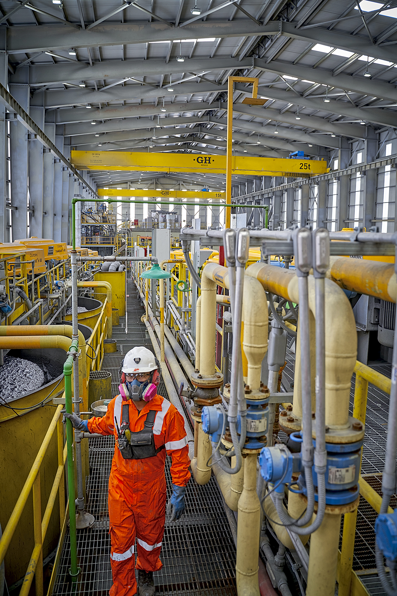 Flotation area at Capela unit