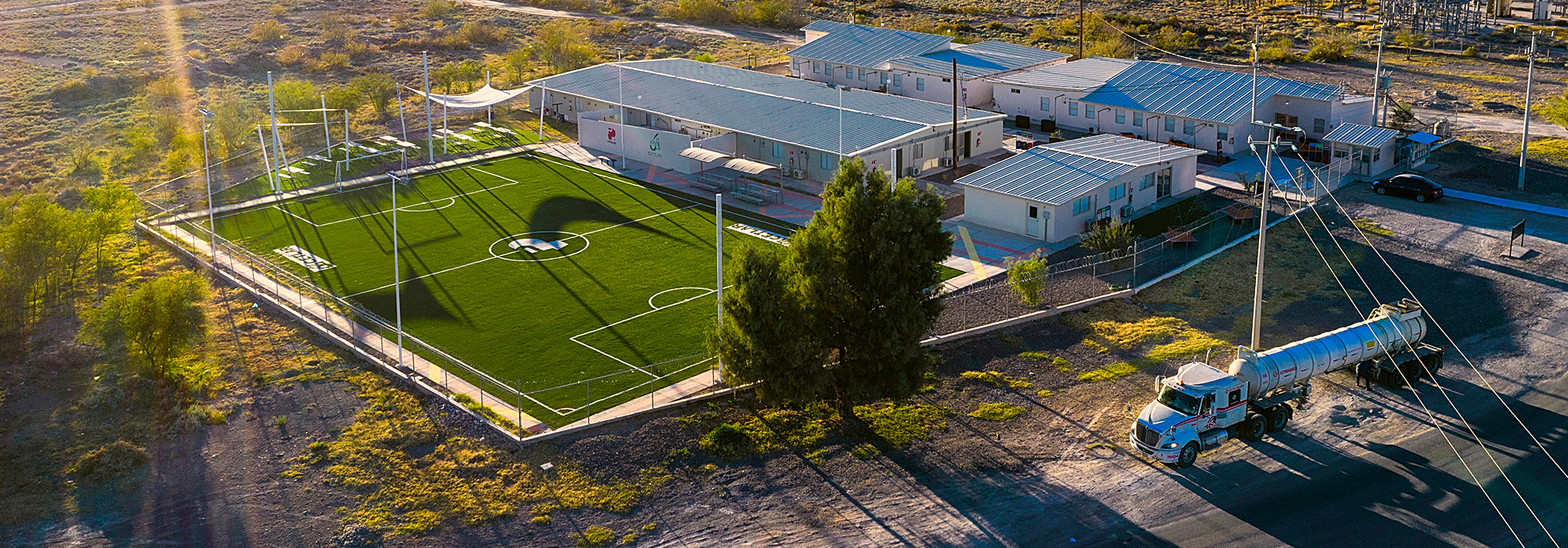 Aerial view of CETLAR, Química del Rey unit