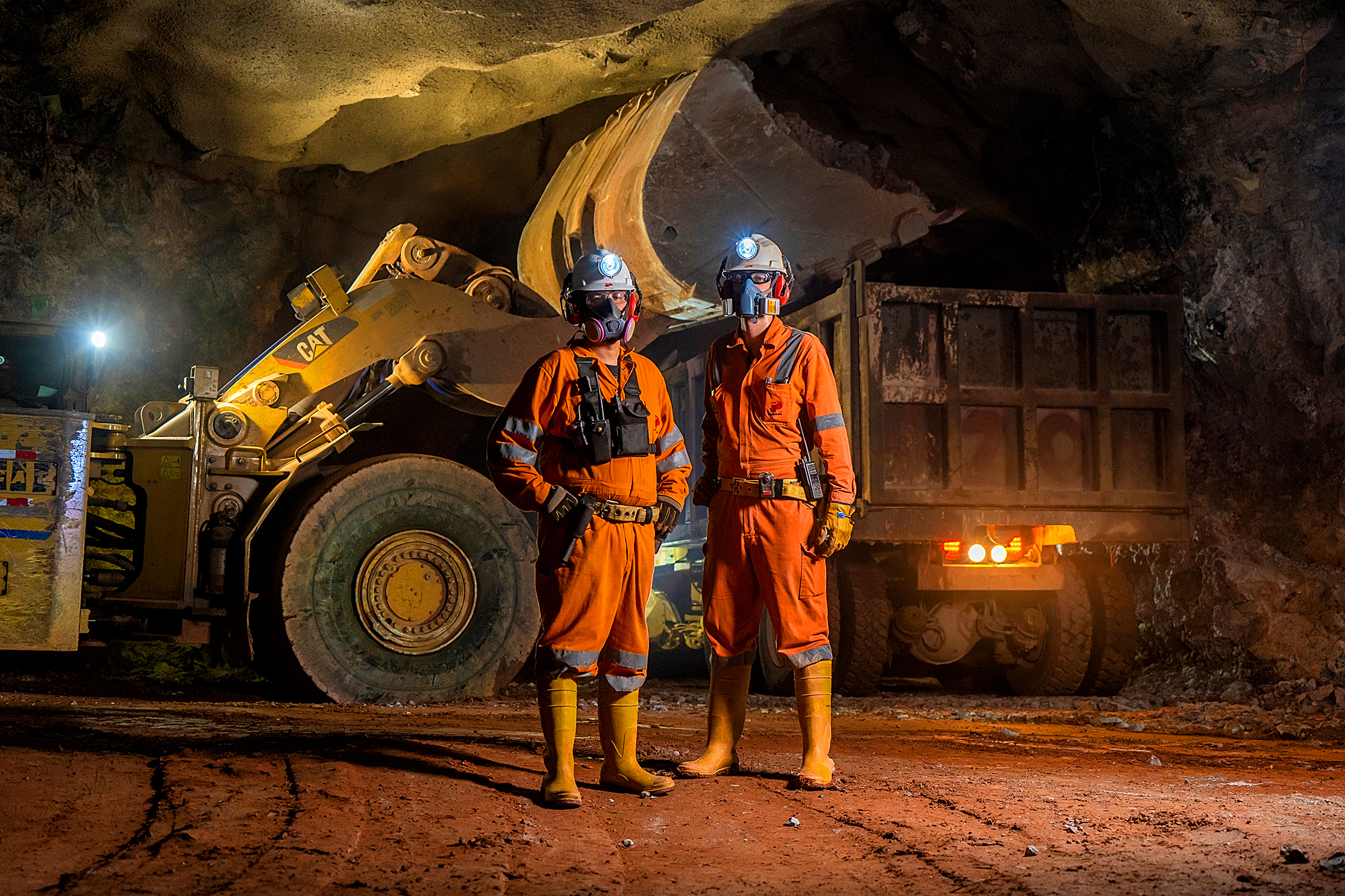 Work team Level 1520, Milpillas mine
