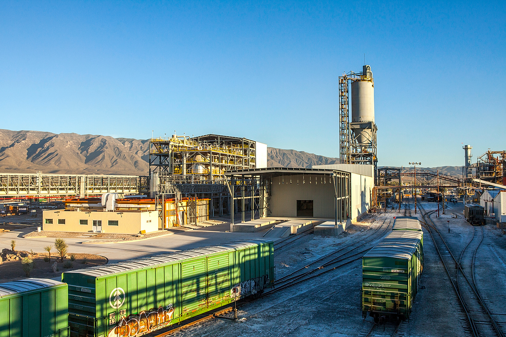 Transport yard at Química del Rey